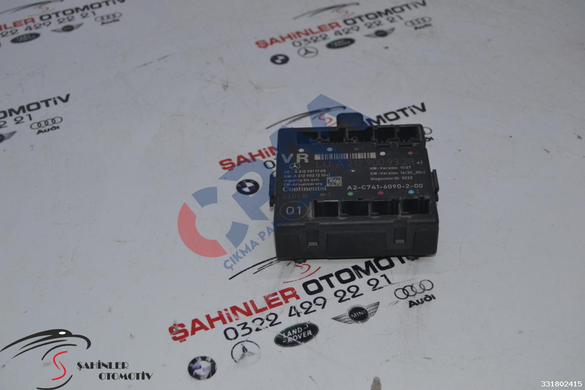 Mercedes E Serisi A212 W212 Kapı Kontrol Modülü A2129009328