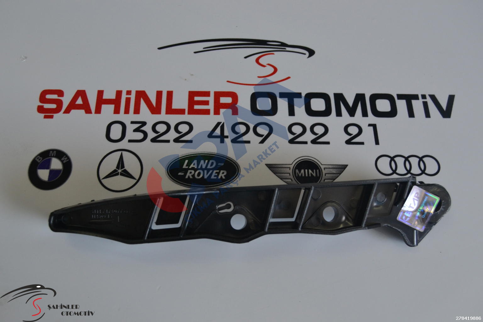 BMW 5 Serisi E60 Sol Ön Tampon Braketi 51117178077