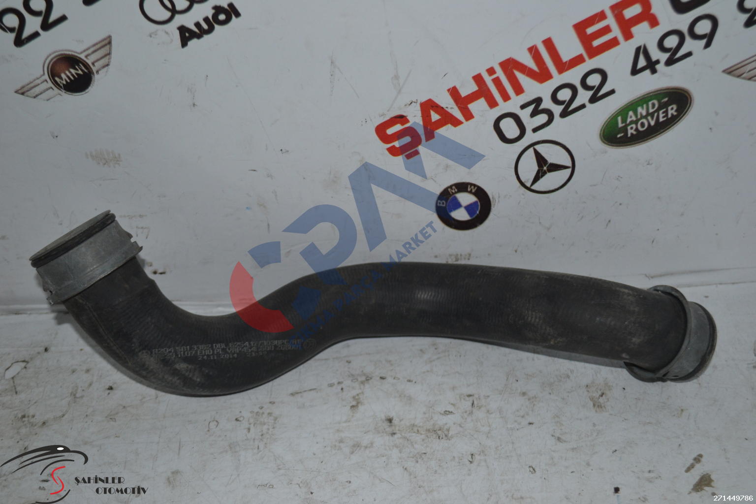 Mercedes C Serisi A204 W204 W212 220CDI E Radyatör Hortumu A2045013382