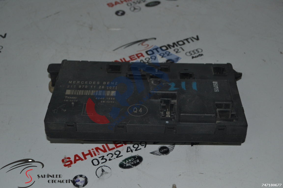 Mercedes E Serisi A211 W211 Sol Ön Kapı Kontrol Modülü A2118701126