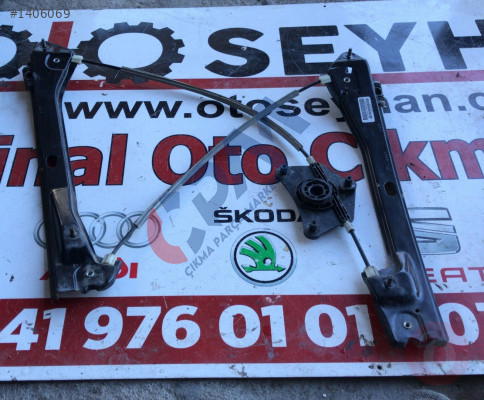 5C6837461 volkswagen jetta 2011 15 sol ön kapı cam krikosu