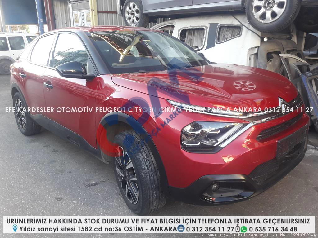 citroen c4 çıkma sol arka kapı (2020 2024 arası c41 kasa)