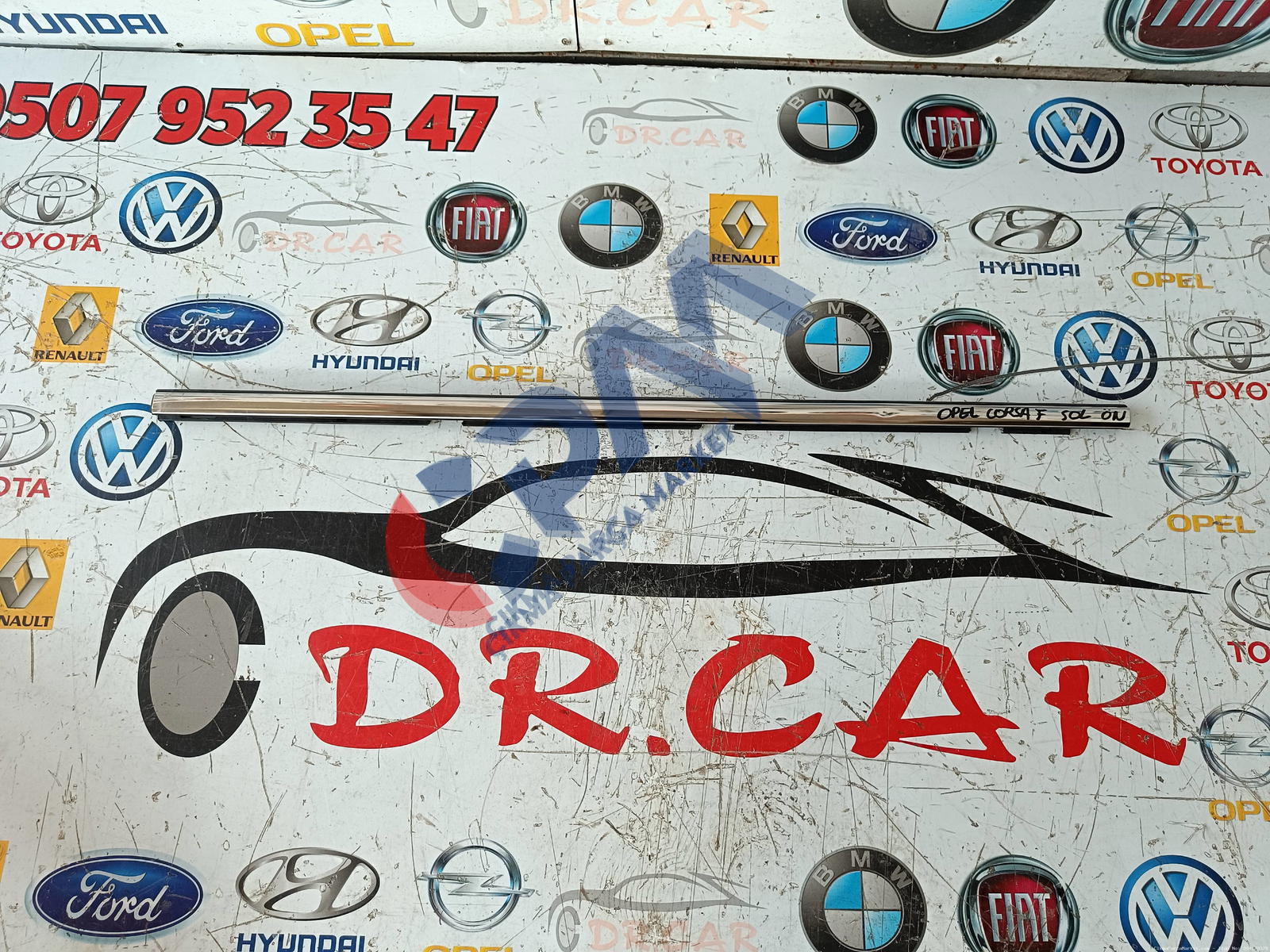Opel Corsa F Sol Ön Cam Dış Sıyırıcı Fitili