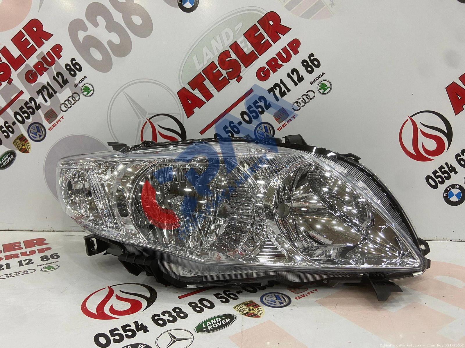 2007 2009 Toyota Corolla holojen oturan tip Sağ Ön Far