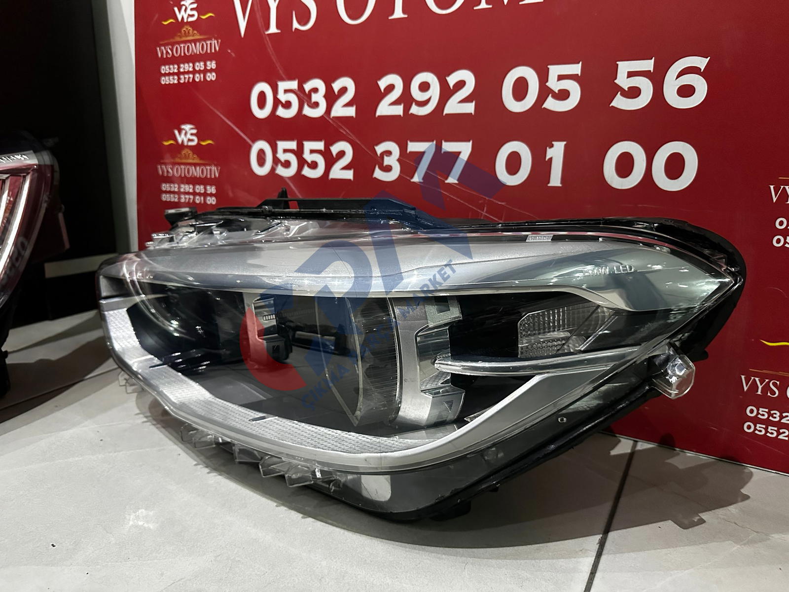 2015 2019 BMW 1 Serisi F20 LCI LED Sol Ön Far 7453517 02