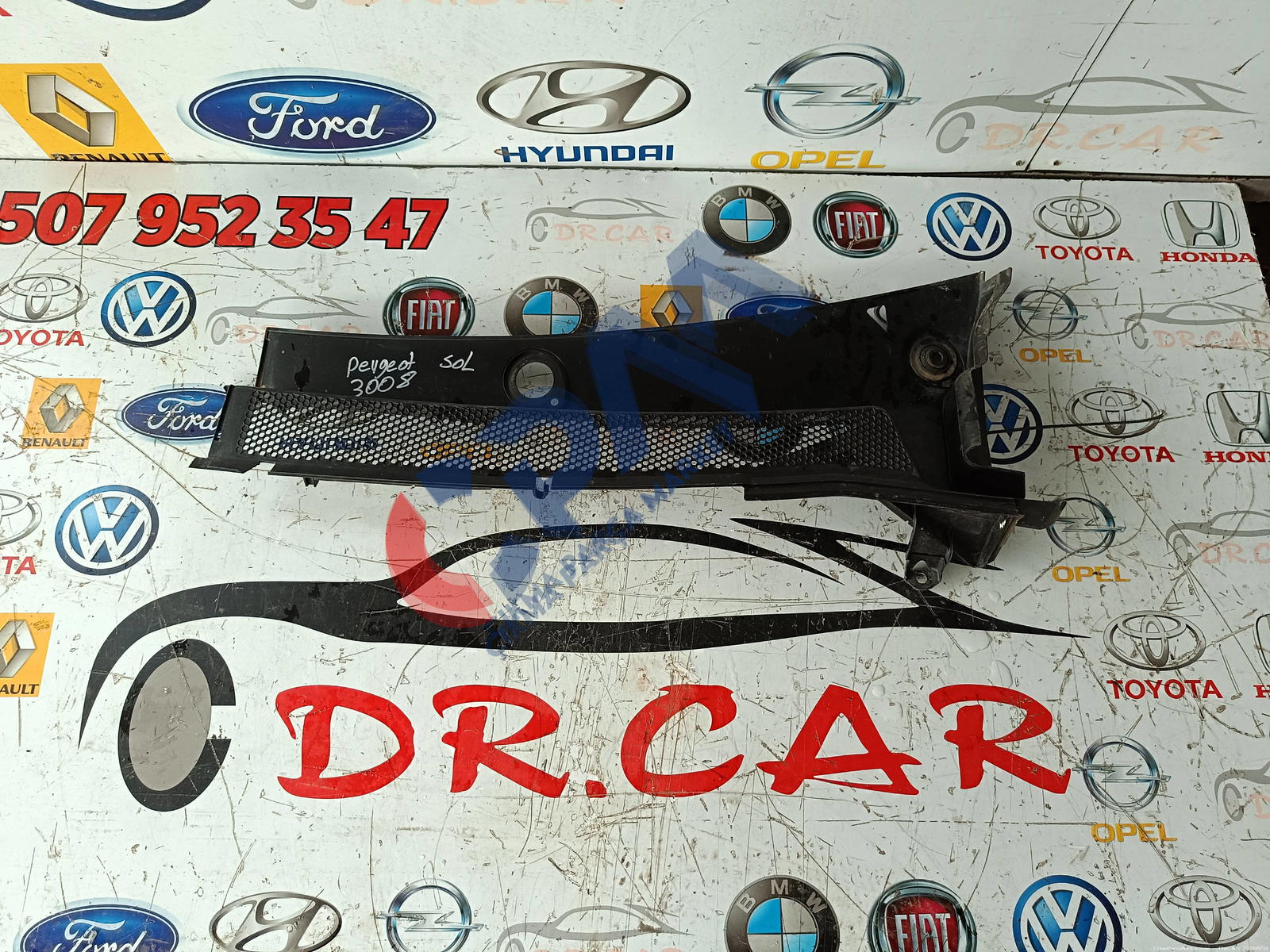 Peugeot 3008 5008 C5 AIRCROSS Sol Ön Cam Eleği 98347052XT