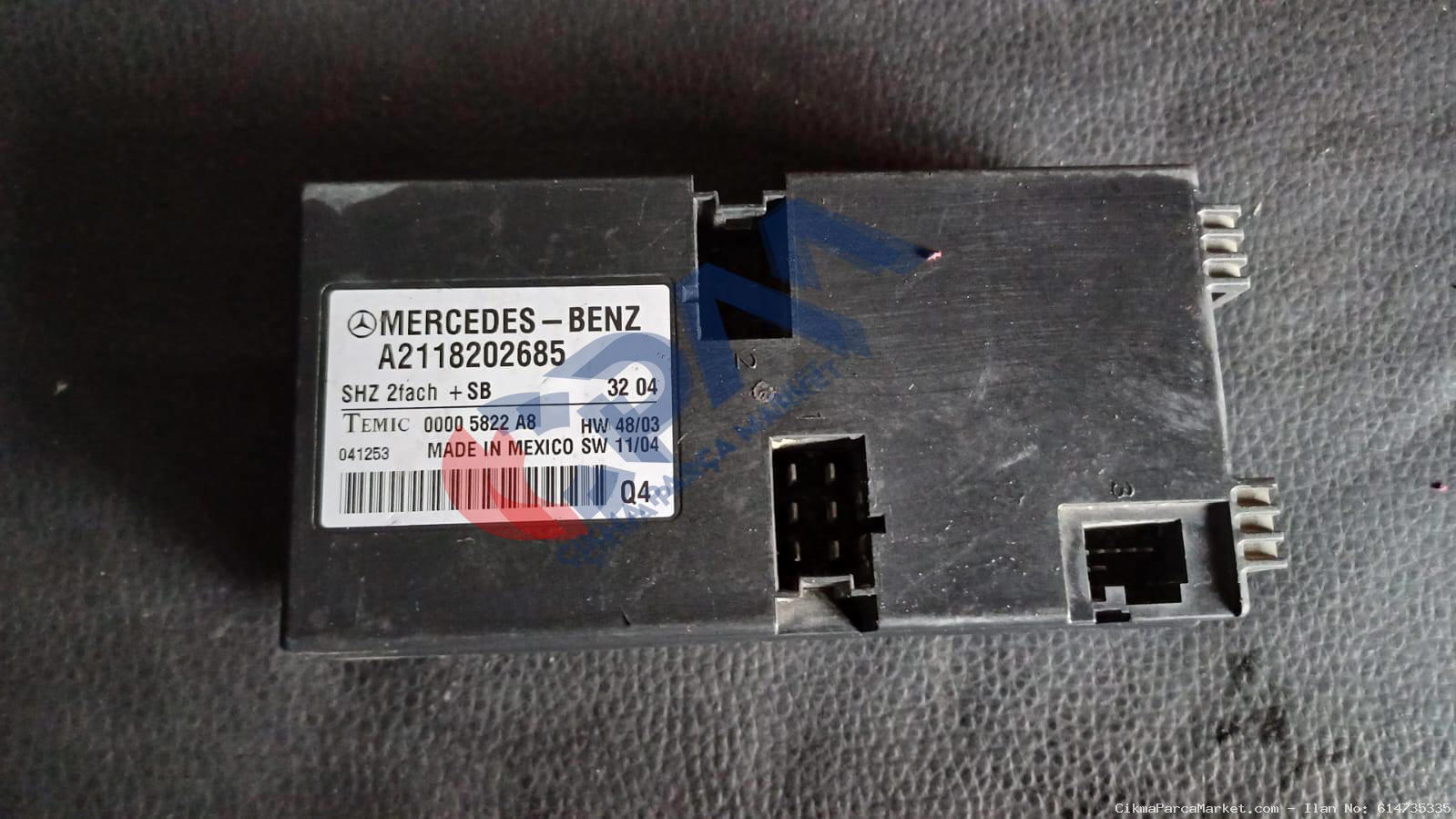 2002 2009 Mercedes W211 E class koltuk ısıtma modülü a2118202685