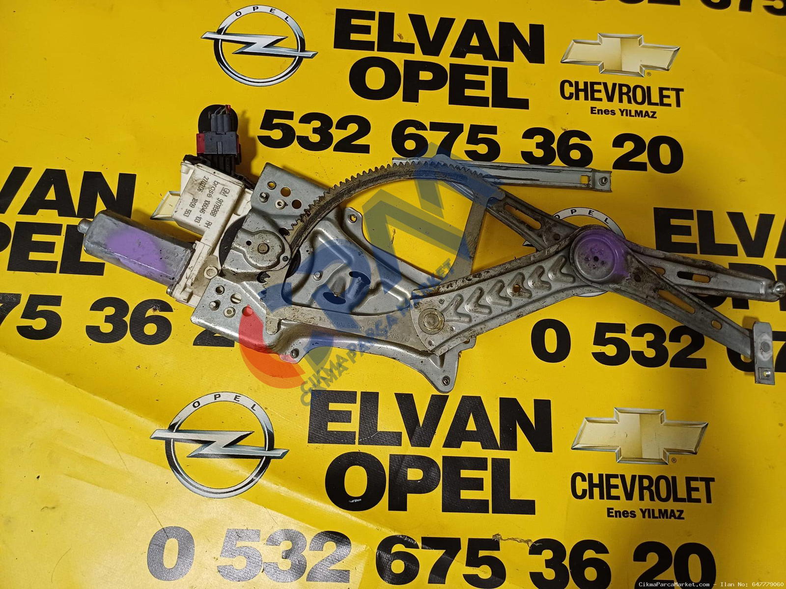 2002 2008 Opel Vectra C Çıkma Sağ Cam Krikosu 9178986