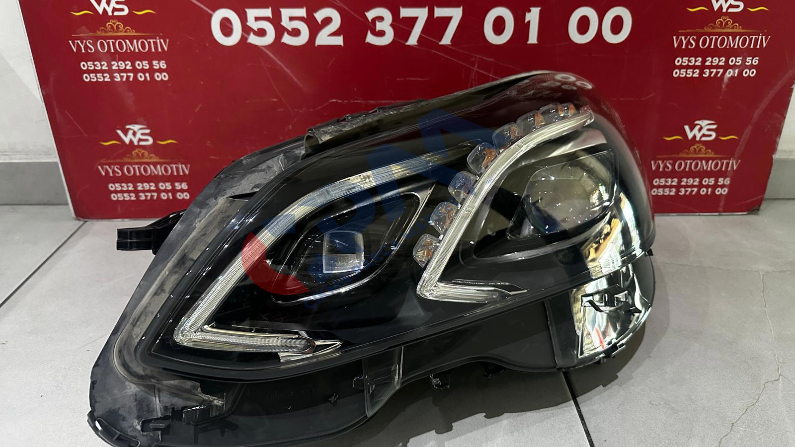 2013 2015 Mercedes E Serisi W212 MAKYAJLI Sol Ön Far A2128202339