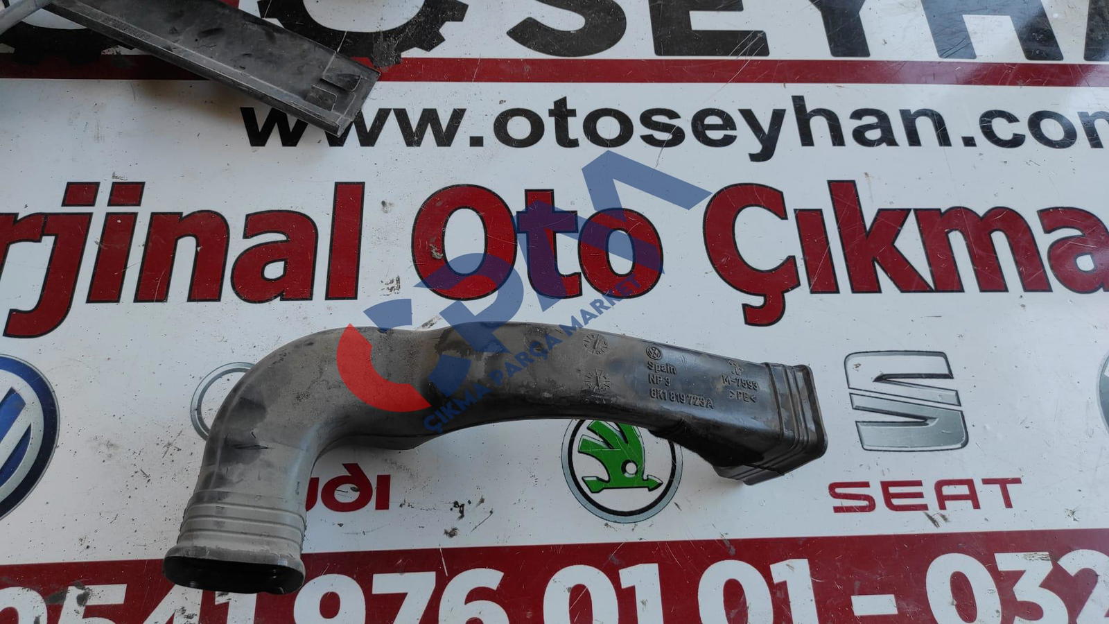 6K1819723A Volkswagen polo hava fan kanalı ısıtıcı sol ön ısıtma kanalı