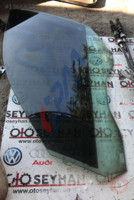 bmw 5 serisi e60 sol ön kapı cam