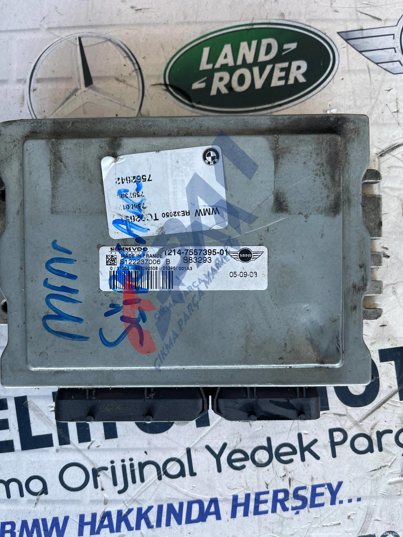 MİNİ COOPER ÇIKMA R53 MOTOR BEYNİ S122237006 7557395