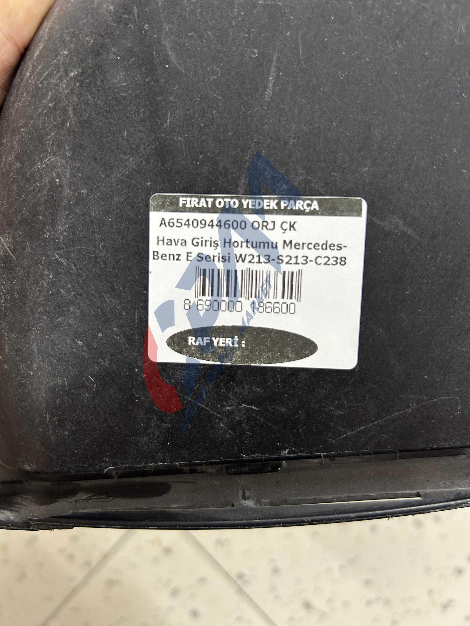 MERCEDES E SERISI W213 HAVA HORTUMU A6540944600