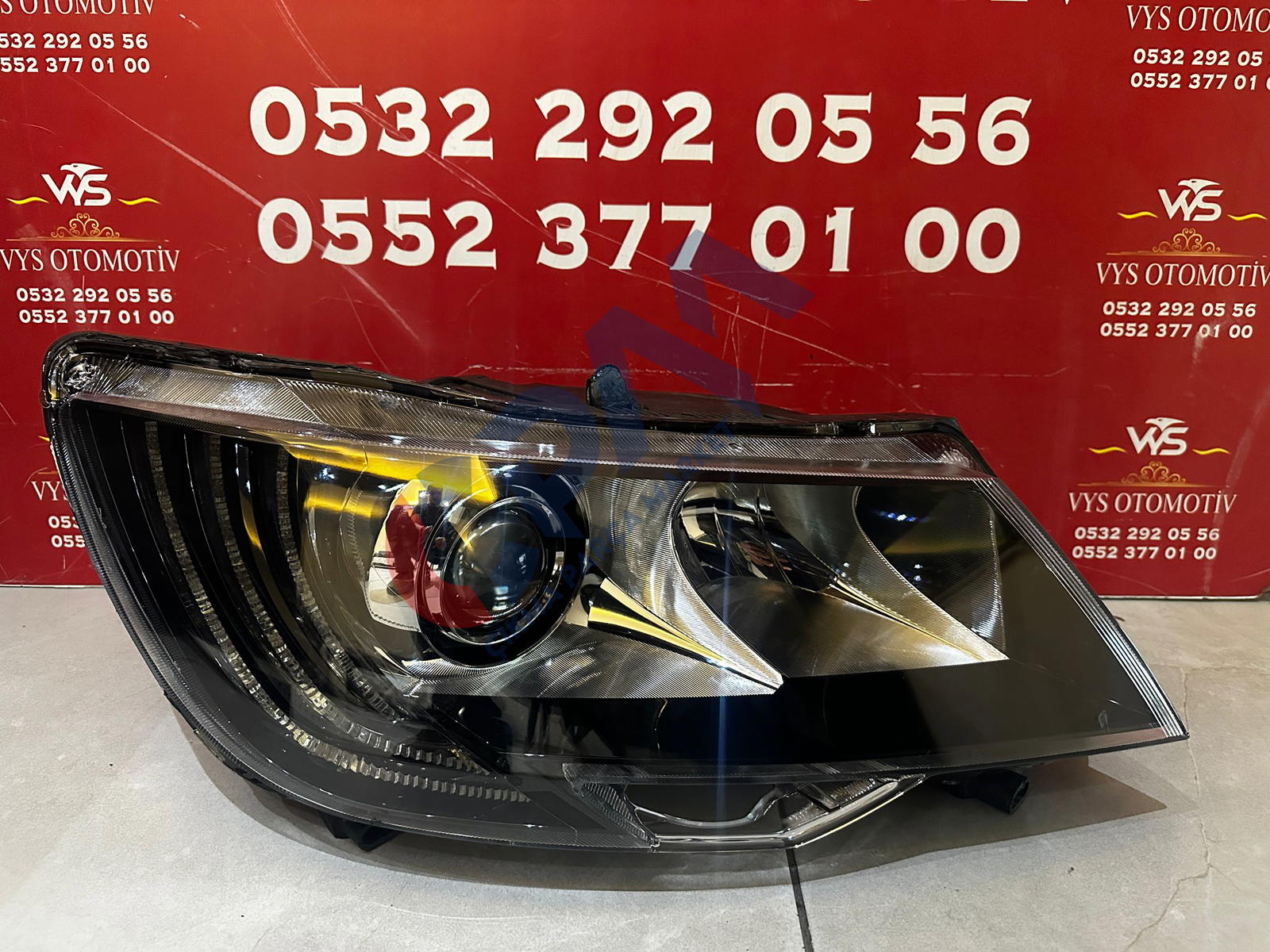 2013 2015 Skoda SuperB Xenon Led Sağ Ön Far 3T1941018H