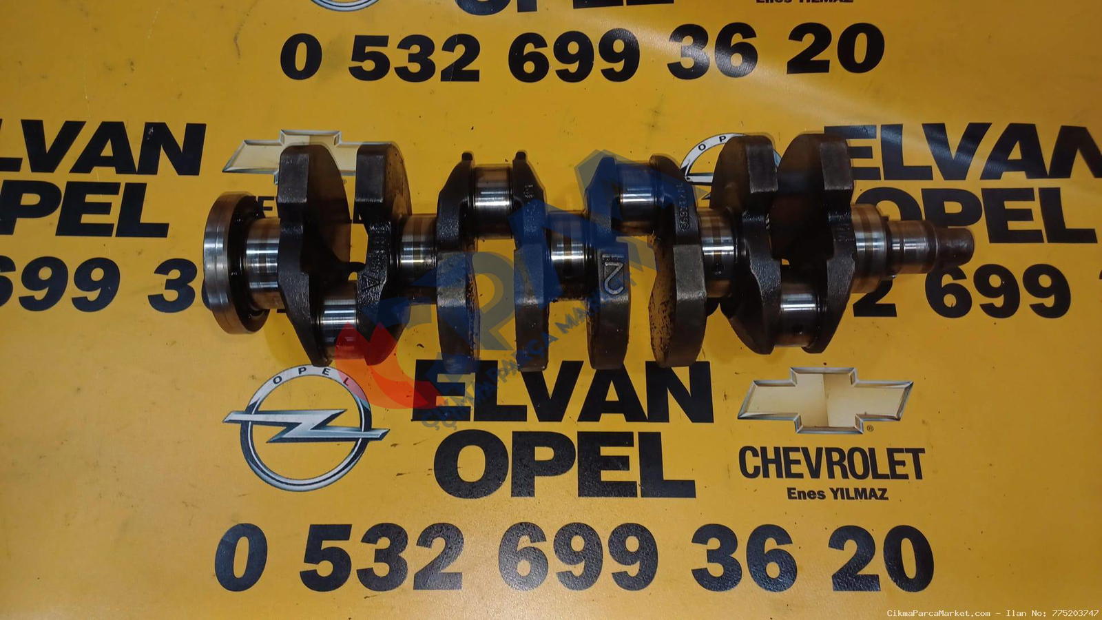 1991 1997 Opel Astra F 1.7 Dizel Çıkma Krank Mili 90234696
