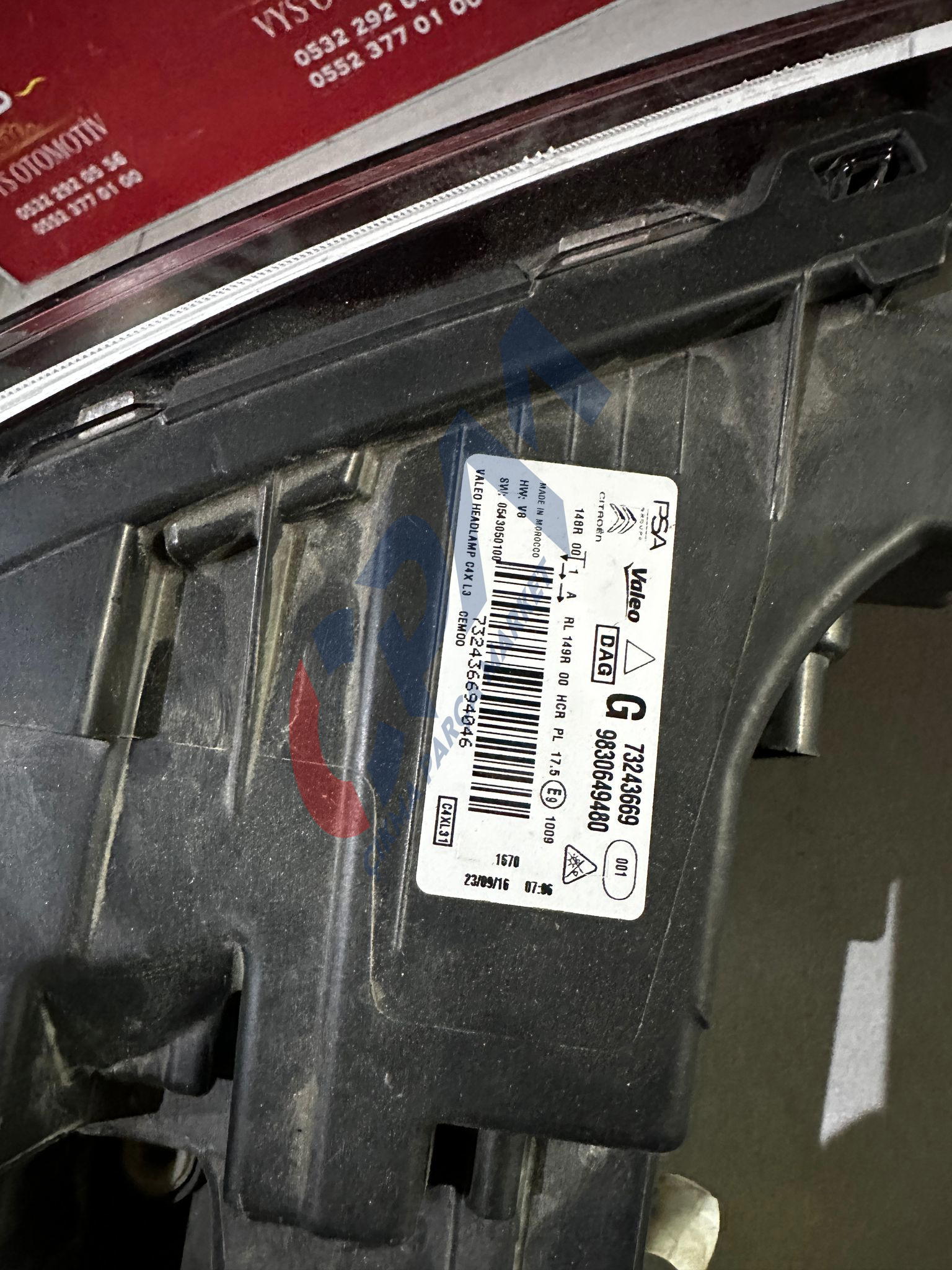 2020 2024 Citroen C4 X FULL LED Sol Ön Far 73243669