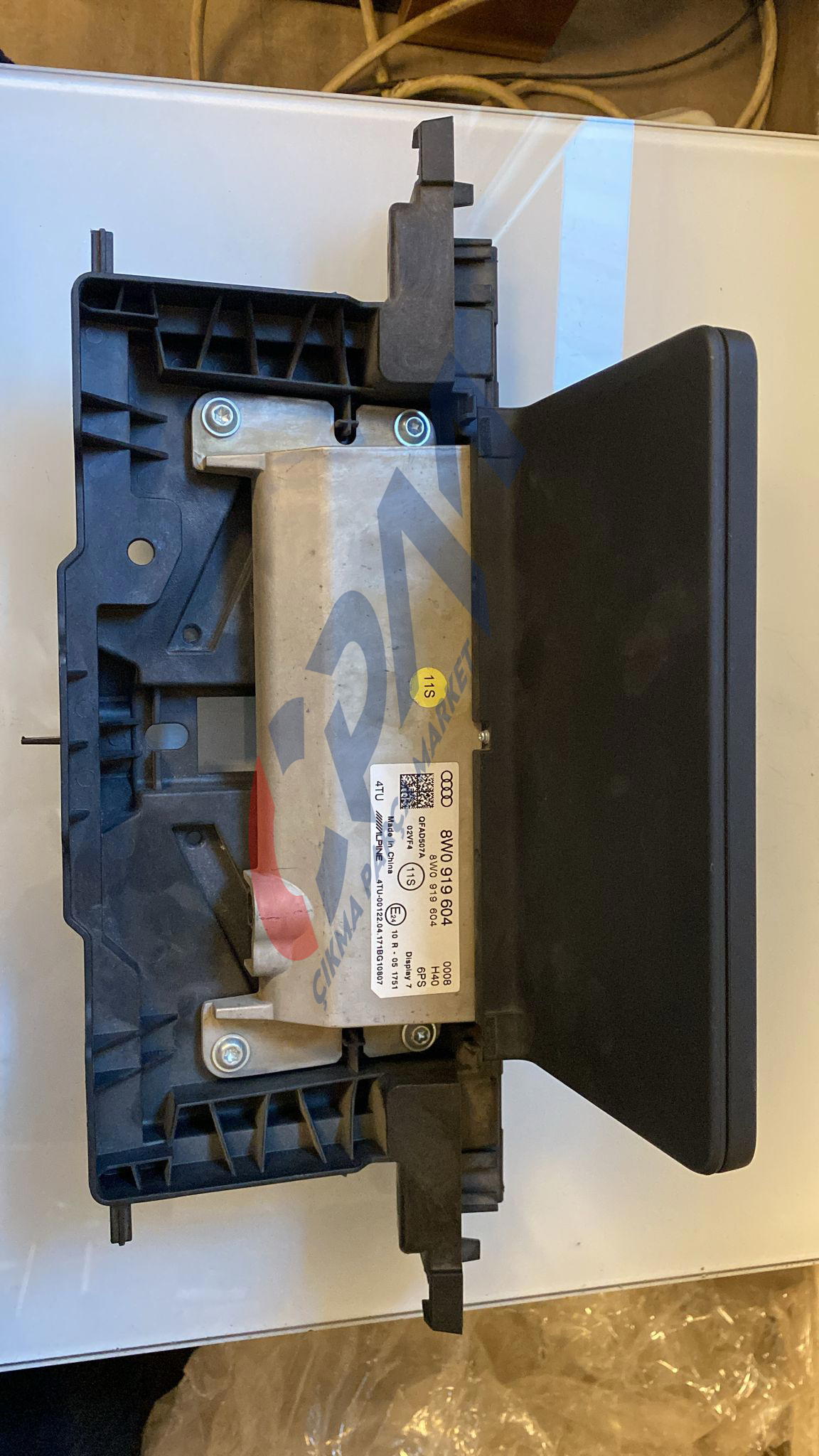 8W0919604 2017 Audi A4 navigasyon teyp bilgi ekranı